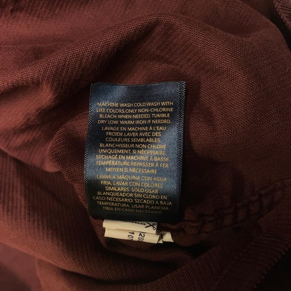 RARE Polo Ralph Lauren New York Yankees Corduroy Shirt Teen Boys L Red Polo Bear - Picture 8 of 9